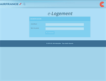 Tablet Screenshot of logements.airfrance.progicilia.fr